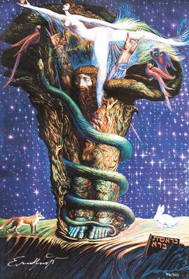 Ernst Fuchs, 1930-2015, Adam Mysticus, Giclee/Lwd, sign., num. 74/300, ca. 61x44 cm