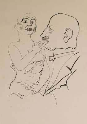 George Grosz, 1893-1959, Konvolut aus 4 Lithografien aus Ecce Homo, Blattgr. je 35,5x25 cm, PP