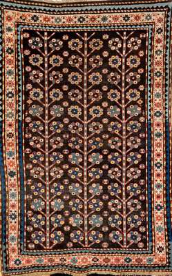 Karabagh Baumteppich antik, Kaukasus, 19. Jhd, Wolle auf Wolle, ca. 161 x 107 cm, EHZ: 3