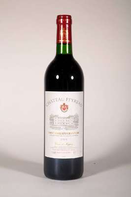 12 Flaschen 1994 Chateau Peyreau, Saint-Emilion, Grand Cru, je ca. 75 cl, 12,5 % Vol., Füllstände: je ca. into neck, unverkostet, sehr gute ...