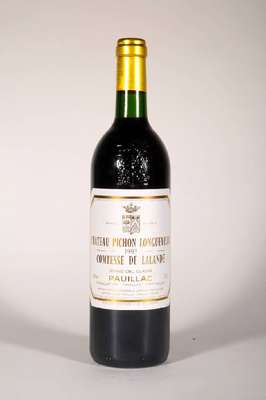 12 Flaschen 1993 Chateau Pichon Longueville Comtesse de Lalande, Pauillac, Grand Cru Classé, je ca. 75 cl, 12,5% Vol., Füllstände: je ca. into ...