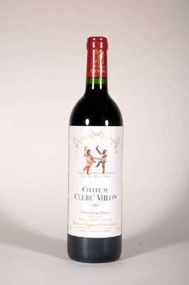 12 Flaschen 1993 Chateau Clerc Milon, Pauillac, Grand Cru Classé, je ca. 75 cl, 12,5% Vol., Füllstände: je ca. into neck, unverkostet, sehr gute ...