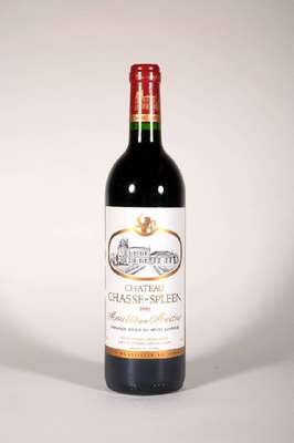 12 Flaschen 1991 Chateau Chasse Spleen, Moulis en Médoc, je ca. 75 cl, 13% Vol., Füllstände: je ca. into neck, unverkostet, sehr gute ...