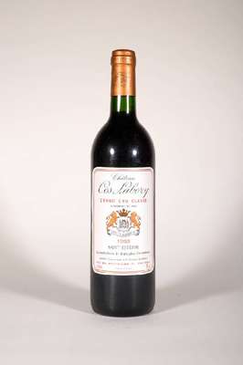 12 Flaschen 1993 Chateau Cos Labory, Saint-Estephe, Grand Cru Classé, je ca. 75 cl,12,5 % Vol., Füllstände: je ca. into neck, unverkostet, gute ...
