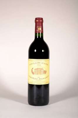 12 Flaschen 1994 Pavillon Rouge, du Chateau Margaux, je ca. 75 cl, 12,5 % Vol.,Füllstände: je ca. into neck, unverkostet, sehr gute ...