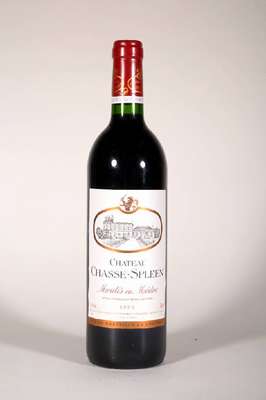 12 Flaschen 1994 Chateau Chasse Spleen, Moulis en Médoc, je ca. 75 cl, 12,5 % Vol., Füllstände: je ca. into neck, unverkostet, Etiketten und ...