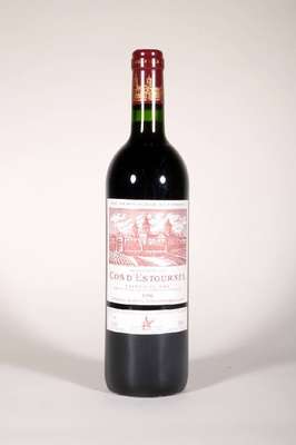 3 Flaschen 1996 Cos D´Estournel, Saint-Estephe, Grand Cru Classé, je ca. 75 cl,13% Vol., Füllstände: je ca. into neck, unverkostet, im orig. ...