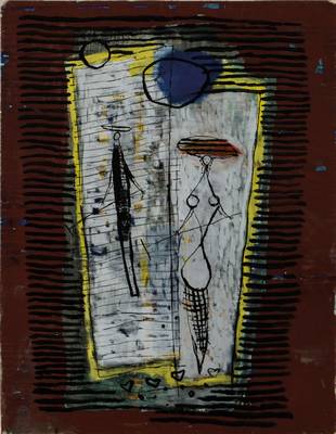 Ernst Geitlinger, 1895 Frankfurt am Main-1972 Seeshaupt, Bei der Ernte III, Tempera auf Papier, verso sign., dat. 1952, betitelt, WVZ-Nr: P 354, ...
