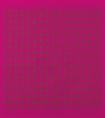 Rudolf Kämmer, geb. 1935 Rudolstadt, Schüler von Ernst Geitlinger, hier: Ohne Titel, Farbserigraphie in Pink, verso handsign., dat. 1973, Blattgr. ...