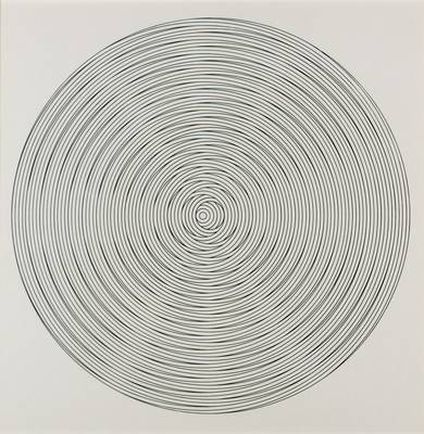 Rudolf Kämmer, geb. 1935 Rudolstadt, Schüler von Ernst Geitlinger, hier: Nr. 12/1967/29, Farbserigraphie in Weiß und Schwarz, verso handsign., ...