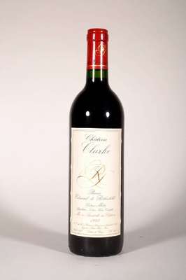 6 Flaschen 1992 Chateau Clarke, Baron Edmond de Rothschild, Listrac-Medoc, je ca. 75 cl, 12,5 % Vol., Füllstände: je ca. into neck, unverkostet, ...