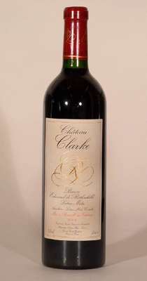6 Flaschen 2004 Chateau Clarke, Baron Edmond de Rothschild, Listrac-Medoc, je ca. 75 cl, 13,5 % Vol., Füllstände: je ca. into neck bis high fill, ...