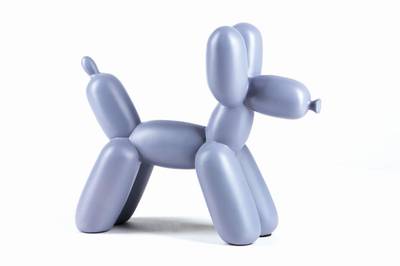 Jeff Koons, geb. 1955, Balloon Dog, Skulptur aus Kunstharz, handsign., dat. 6/19/12, ca. 21x26x9 cm, ca. 2 kg