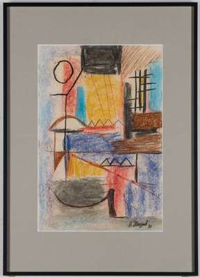 Otto Nagel, 1894-1967, Pastellzeichnung/ Papier, sign., dat. (19)30, verso gestempelt: Analytische Malerei O.Nagel, Atelier Otto Nagel Berlin, ...