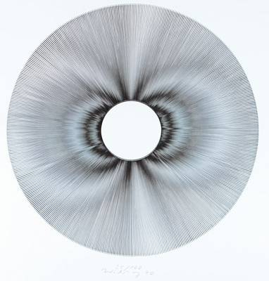 Ludwig Wilding, 1927-2010, Kinetische Überlagerung, Lithographie, handsign., dat. 1970, num. 25/100, Blattgr. 60x50 cm