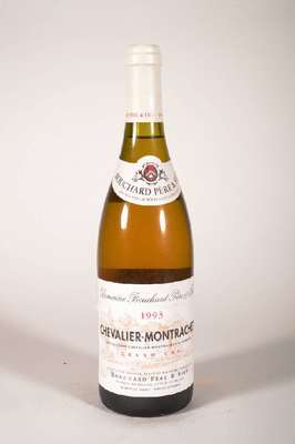 3 Flaschen 1993 Bouchard Pere & Fils Chevalier-Montrachet, Grand Cru, je ca. 75 cl, 13,5 % Vol., Abstand zwischen Kapsle und Wein: ca. 1-1,5 cm, ...