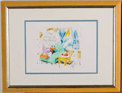 Wolfgang Loesche, geb. 1947, Konvolut aus 2 Aquarellen, je sign., Blattgr. ca. 21,5x27 cm,unter Glas gerahmt