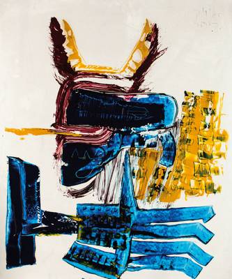 Herbert Zangs, 1924-2003, Öl/Platte, sign., ca. 75x65 cm, Rahmen