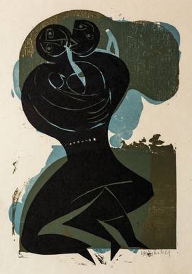 HAP Grieshaber, 1909-1981, Paar, Farbholzschnitt, handsign., num 19/130, Blattgr. 39,5x28 cm
