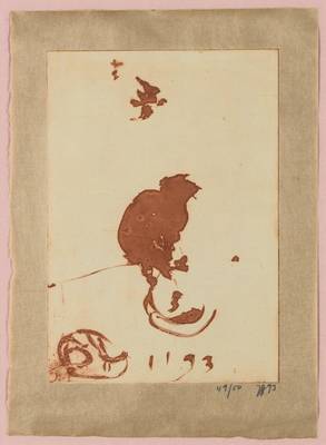 Horst Janssen, 1929-1995, Radierung, handsign., dat. 1993, num. 41/50, Platte 30x21cm, unter Glas gerahmt, gesamt 66x53 cm