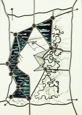 Jean Cocteau, 1889-1963, Glasbild, handsign., dat. 1961, ca. 76x56 cm