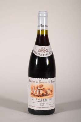 1 Flasche 1985 Bouchard Pere & Fils ChambertinGrand Cru, ca. 75 cl, Abstand zwischen Kapsel und Wein: 1 cm, unverkostet, sehr guterErhaltungszustand, ...