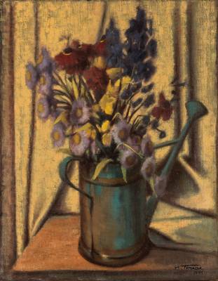 Hermann Tomada, 1907-1990, Stillleben, Öl/Lwd, handsign., dat. 41, ca. 70x54 cm