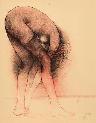 Bruno Bruni, geb. 1935, Sommer in Umbrien, Mappe mit 3 Farblithographien, je handsign., num. 146/1500