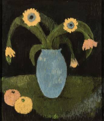 Paul Berger-Bergner, 1904-1978, Pastell, florales Stillleben, verso sign., unter Glas gerahmt, ca. 59x52 cm