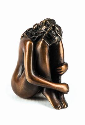 Bruno Bruni, geb. 1935 Gradara, Mignon, Bronzeskulptur, sign., num. 1568/5000, ca. 8,5cm