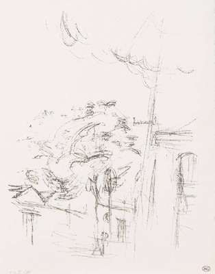 Alberto Giacometti, 1901-1966, 2 Lithographien, jeweils re unten mit Nachlassstempel AG, li unten bezeichnet H.C. V/XX, III/XX, Blattgr. 42x32,5 cm