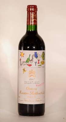 1 Flasche 1997 Chateau Mouton Rothschild, Pauillac, Premier Grand Cru Classe, ca. 75 cl,12,5 % Vol., unverkostet, Füllstand: ca. into neck, sehr ...