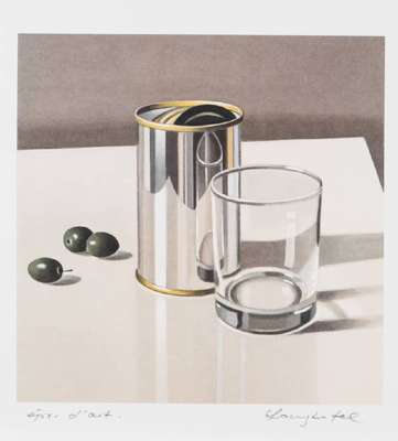 Klaus Langkafel, 1941-2007, Konvolut aus 3 Radierungen, je handsign., Platte ca. 25x25 cm, 20x16,5 cm, 28,5x24,5 cm