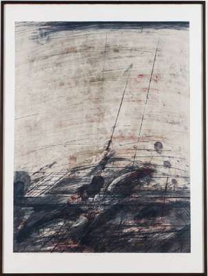 Karl Fred Dahmen, 1917-1981, Helios, Farblithographie, sign., dat. 1977, Blattgr. 78x58 cm, unter Glas gerahmt
