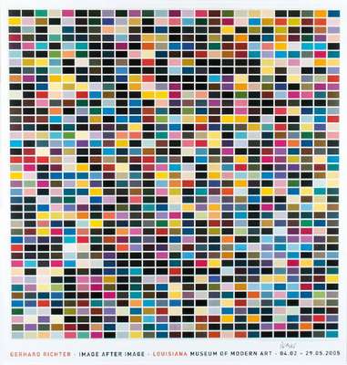 Gerhard Richter, geb. 1932, 1025 Farben, Offset-Lithografie auf Karton, handsign., Hrsg.: Louisiana Museum of Modern Art, 2005, Blattgr. 117x117 cm, ...