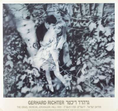 Gerhard Richter, geb. 1932, Lovers in the forest, Offset-Lithografie auf leichtem Karton, handsign., limitierte Auflage von 500, Vgl. WVZ Richter Nr. ...