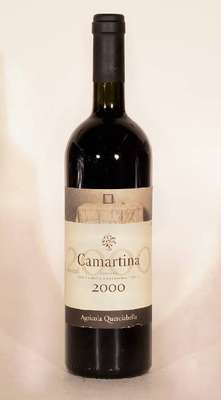 6 Flaschen 2000er Camartina, Agricola Querciabella, Greve, Toscana, je ca. 75 cl, 14 % Vol., Füllstände: je ca. into neck, sehr gute ...