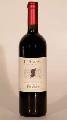 6 Flaschen 2000er Le Stanze del Poliziano, Montepulciano, Toscana, je ca. 75 cl, 13,5 % Vol., Füllstände: je ca. into neck, unverkostet, sehr gute ...