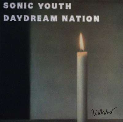 Gerhard Richter, geb. 1932, Sonic Youth Daydream Nation, Doppel-LP, Offset-Print handsign., ca. 31x31 cm, in Schutzhülle
