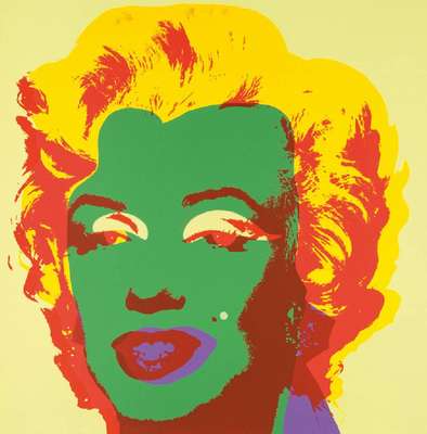 Andy Warhol, 1928-1987, Marilyn Monroe, 10 Farbserigraphien, verso gestempelt "published by Sunday B. Morning" und "fill in your own ...