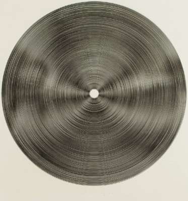 Ludwig Wilding, 1927-2010, kinetische Überlagerung, Serigraphie mit darüber gelegter Folie, sign., dat. 67, Blattgr. 60x50 cm