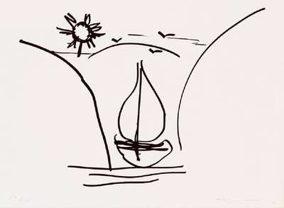 Jeff Koons, geb. 1955, Lithografie auf Rivers BFK Bütten, aus 2012, handsign., num. 22/100, Blattgr. 35x45,5 cm