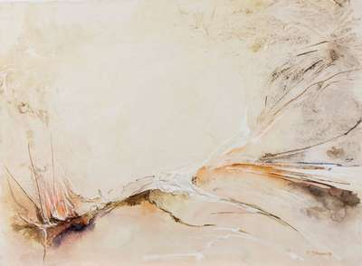 Michael Dittmann, zeitgenössischer Künstler, Landschaft, Aquarell, sign., dat. (19)90, Blattgr. 56,5x77 cm