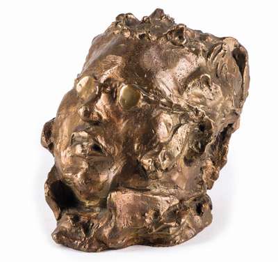 Alfred Hrdlicka, 1928-2009 Wien, Franz Schubert, Bronzeskulptur, monogr. A.H., num. 59/80, Gießerstempel A. Zöttle Wien, ca. 15x19x12cm
