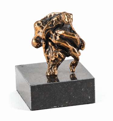 Salvador Dali, 1904-1989, Bronzeskulptur auf Sockel, im Guss sign., num. 306, ca. 10 cm inkl. Sockel