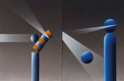 Julio Le Parc, geb. 1928, Konvolut aus 7 Serigraphien, je sign., Auflage 100, Blattgr. je 32,5x25 cm