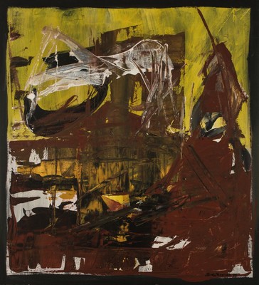 Sylvia Roersch, Acryl/Lwd, sign., dat. 96, ca. 111,5x101,5 cm