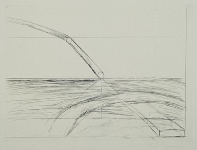 Karl Heinz Bohrmann, 1928-1998, Radierung, handsign., Platte 25x33,7 cm, Blattgr. 37,5x52 cm, Knick in li unteren Ecke