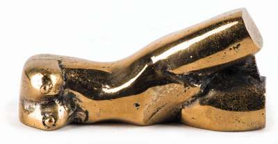 Helmut Lander, 1924 Weimar-2013 Darmstadt, Liegende, Bronzeskulptur, monogram. La, num. 6, ca. 7x13 cm