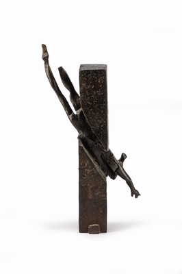 Helmut Lander, 1924 Weimar-2013 Darmstadt, Eisenskulptur H. ca. 30 cm